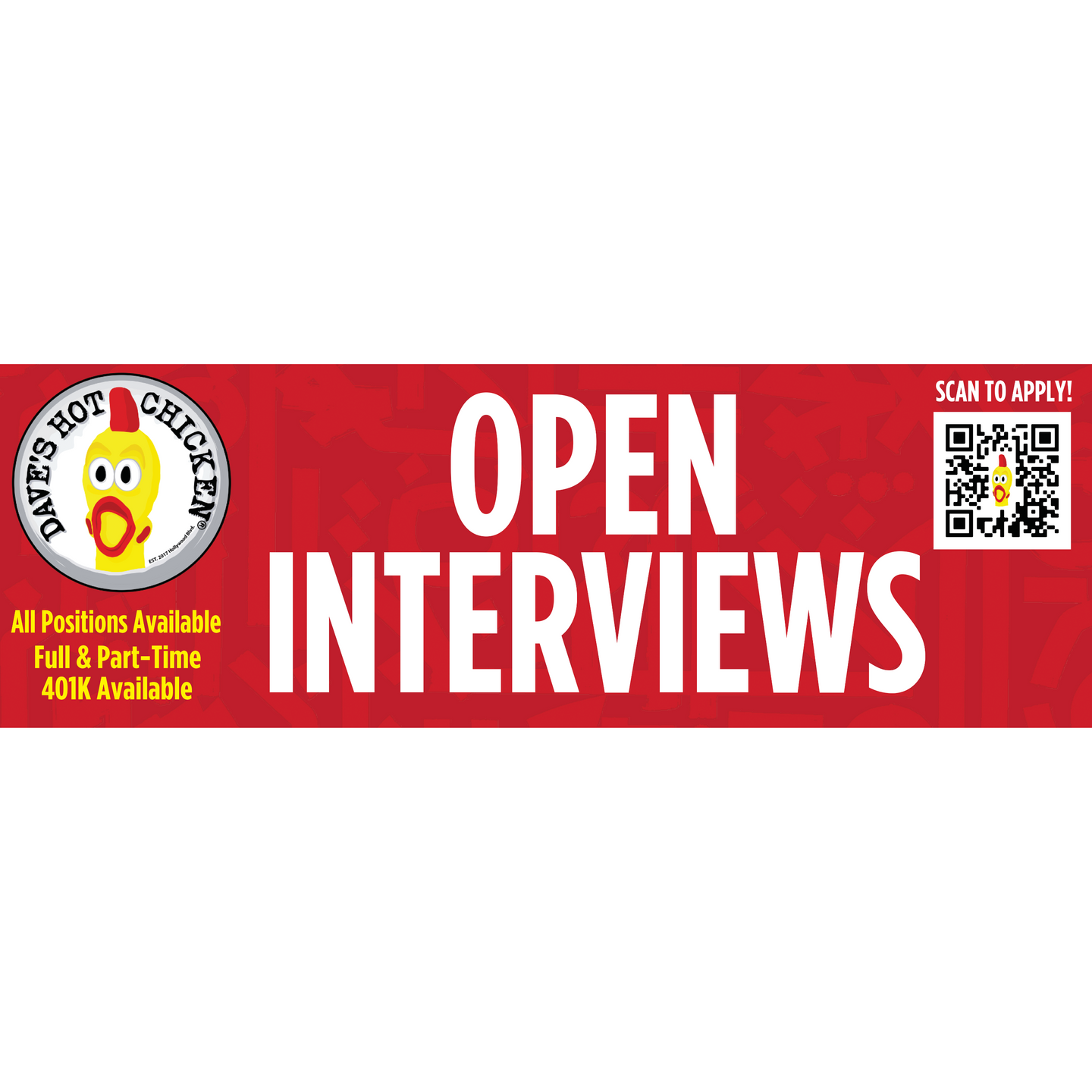 Open Interviews Banner - Editable