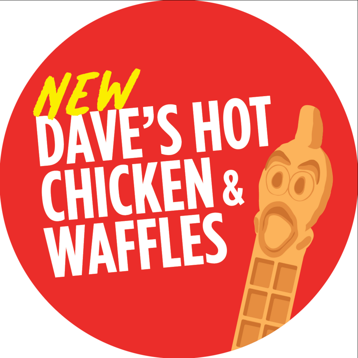 Chicken & Waffles Stickers (FOR TEST LOCATIONS ONLY)