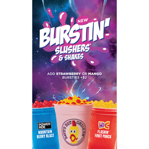 Burstin' Slushers & Shakes Menu Extension