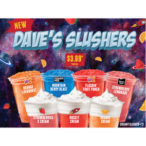 Dave's Slushers Outdoor POP