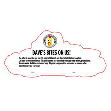 Load image into Gallery viewer, Die-Cut On Us Coupons 100/pk