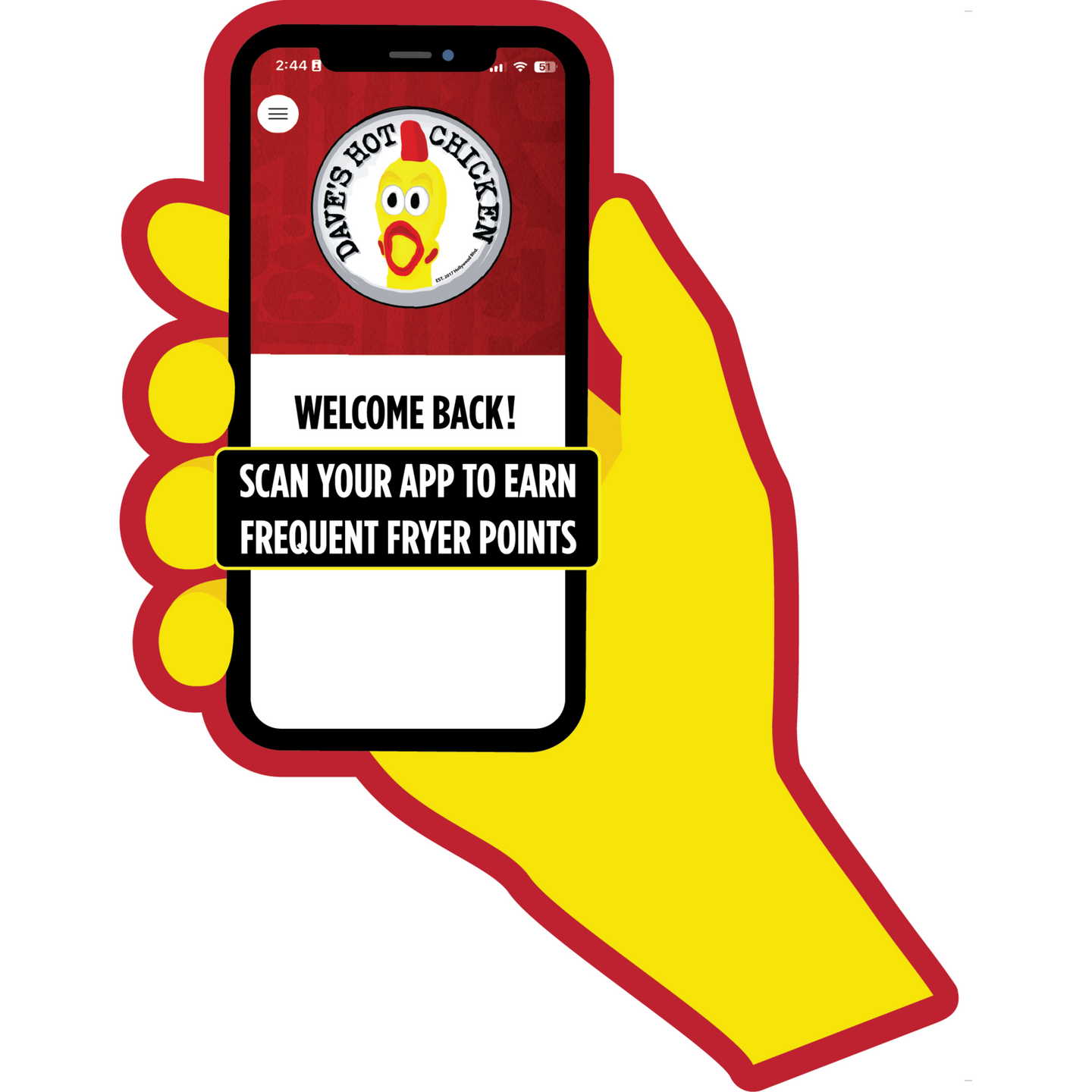 Scan Your App Phone Sticker