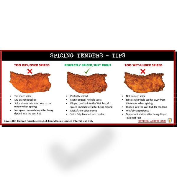 Spicing Tenders - Tips