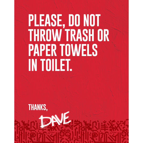 Bathroom Sign