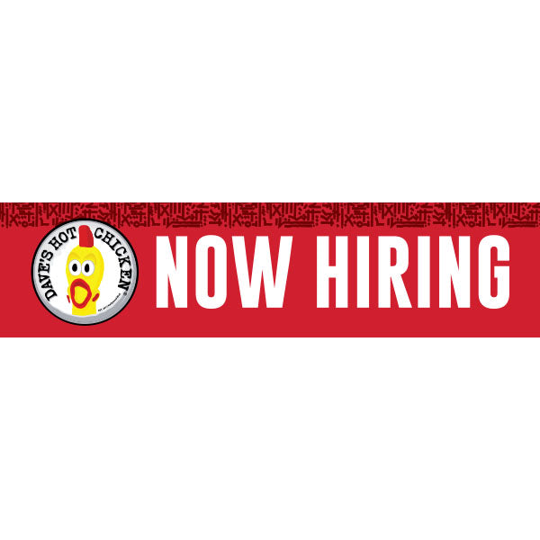 Now Hiring Banner - Editable
