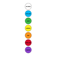 Load image into Gallery viewer, Heat Level Stickers (Stickers Only)