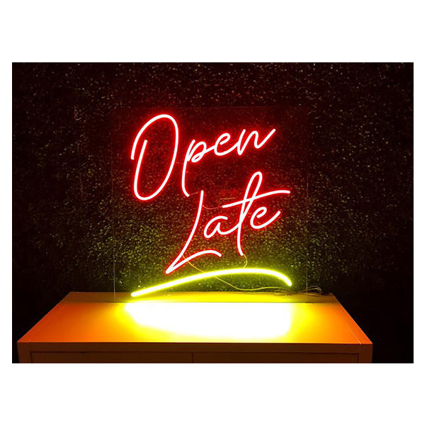 Open Late Neon Sign