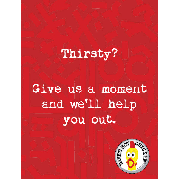 Thirsty Restaurant Sign