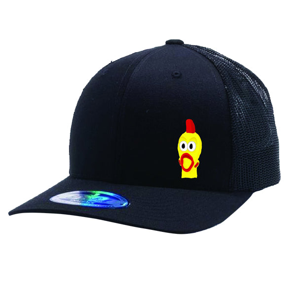 Black/Black Mesh Trucker Hat- 12/pack